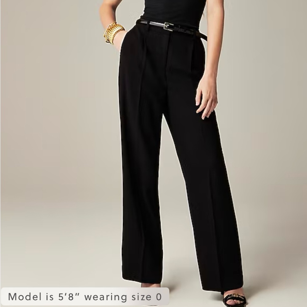 J. Crew NWT wide-leg crepe pant